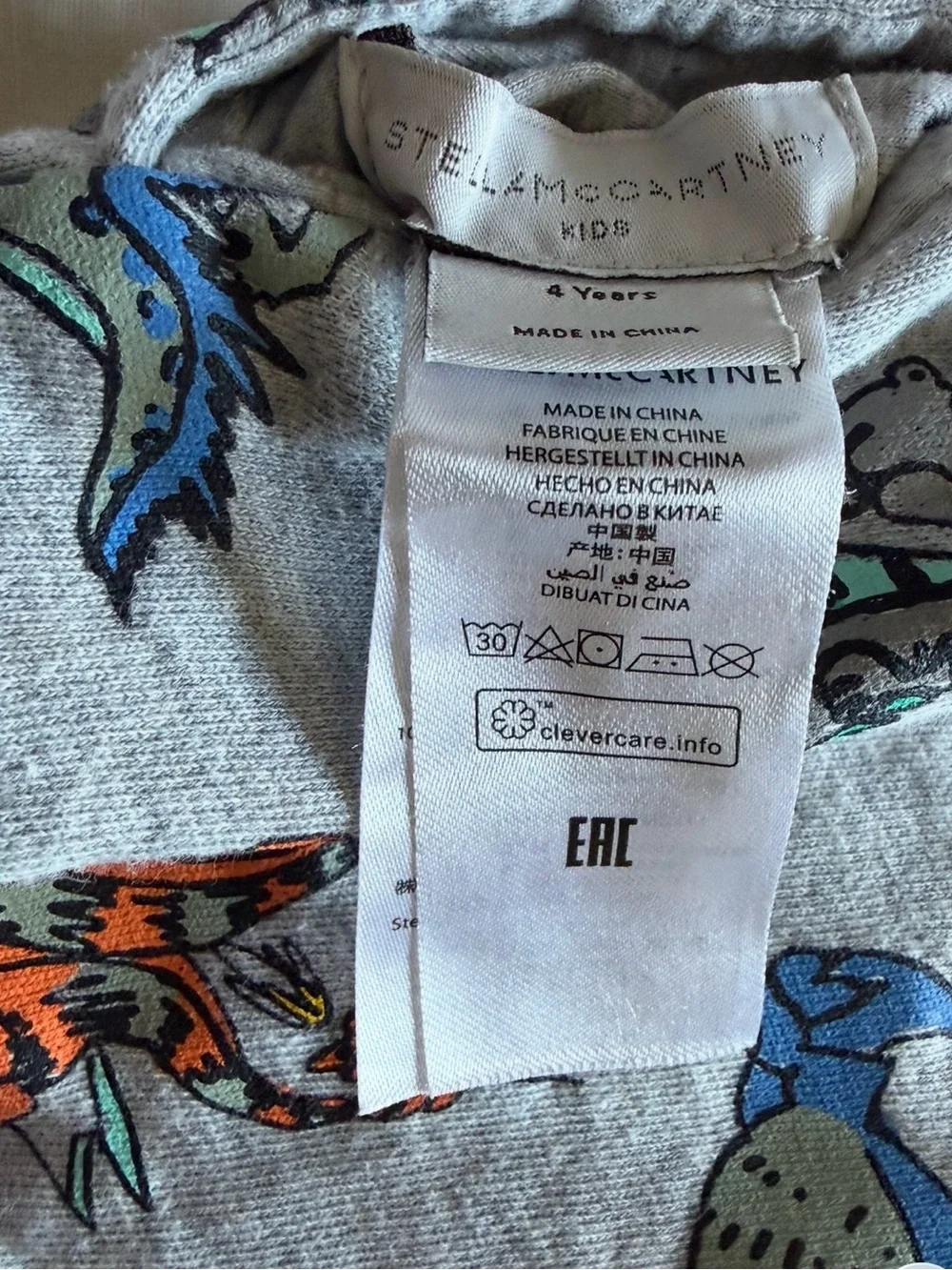 Stella McCartney Kids Reversible Dragon Sweatshirt /size 4